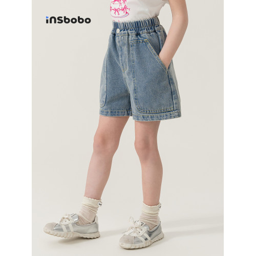 女童短褲兒童牛仔褲2025夏季新款衣服休閒洋氣夏裝小女孩童裝褲子