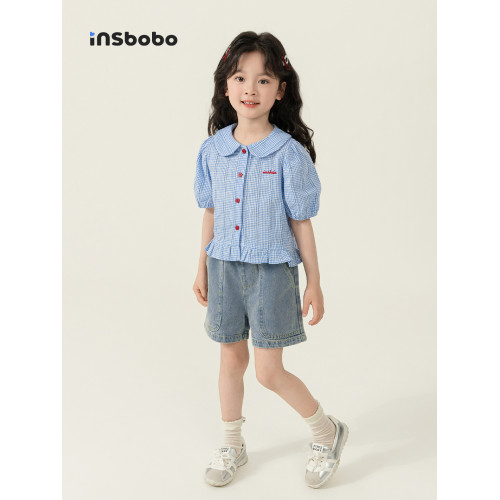女童短褲兒童牛仔褲2025夏季新款衣服休閒洋氣夏裝小女孩童裝褲子