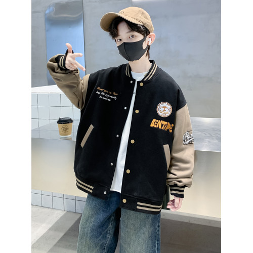 英國Next Svip秋裝男童品牌童裝兒童棒球服外套2025新款痞帥風潮