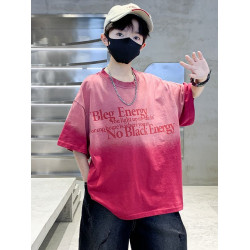 兒童2025新款男童夏裝短袖上衣中大童T恤夏季洋氣衣服男孩夏裝潮