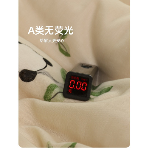 熊貓被套純棉a類嬰兒幼兒園可愛卡通兒童被罩單件薄雙層紗棉紗布
