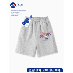 NASA女童褲子2025新款兒童純棉短褲夏季大童薄款休閒褲夏裝運動褲