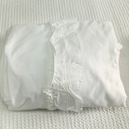 出口日本訂單100%純棉被套單件蕾絲花雙人全棉長絨棉貢緞被罩
