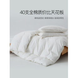 A類簡約白色全棉純棉被套四件套150x200x230單人宿舍雙人被罩1.8m