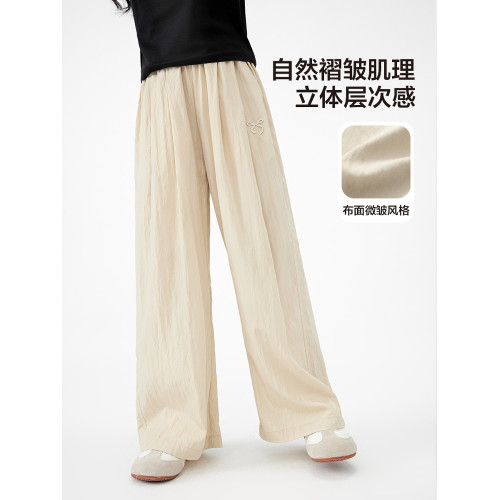 【特惠清倉】左西女童褲子夏季薄款透氣兒童洋氣山本褲女孩休閒褲