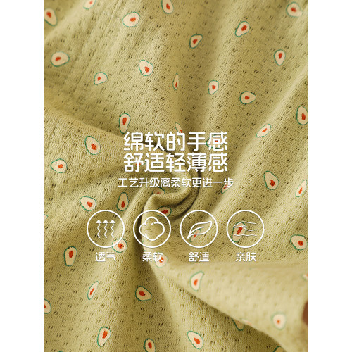 2件裝無螢光兒童短褲女寶寶純棉三分褲薄款寬松透氣夏季家居睡褲