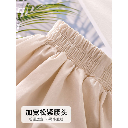蔚未來女童短褲夏季2025新款兒童洋氣裙褲小女孩韓版時髦花苞褲潮