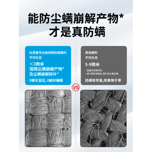 杜芙曼專業純棉防蟎被套防塵蟎崩解産物床品全棉被套防蟎床上用品