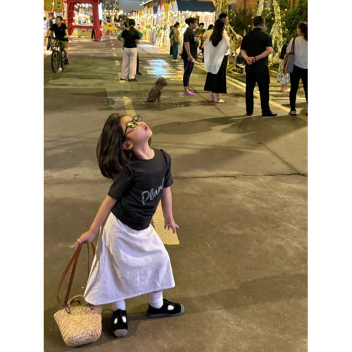 女童短袖T恤兒童上衣夏裝2025新款女孩吊帶潮牌網紅炸街薄款衣服6