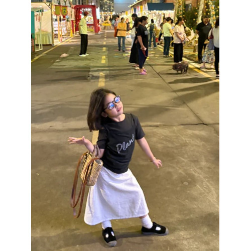 女童短袖T恤兒童上衣夏裝2025新款女孩吊帶潮牌網紅炸街薄款衣服6