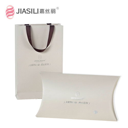 嘉絲麗加厚重磅30真絲枕巾套純色床品桑蠶絲枕巾絲綢睡眠枕巾枕套