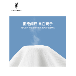 POLOWALK童裝女童短袖POLO衫夏季新款保羅兒童運動風翻領t恤上衣