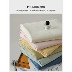 簡約100SPro長絨棉磨毛被套單件新款全棉純棉單人被罩150x200x230