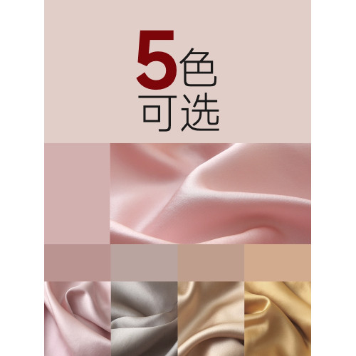 華詩雅蒂桑蠶絲真絲枕套單面單人學生絲綢枕頭套純色經典簡約絲滑