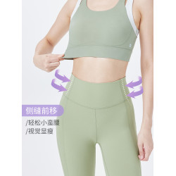 JSC無尺碼收腹提臀瑜伽褲健身褲女高彈裸感運動緊身打底運動褲