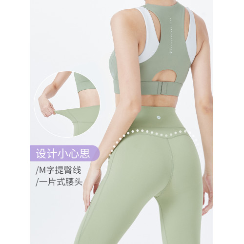 JSC無尺碼收腹提臀瑜伽褲健身褲女高彈裸感運動緊身打底運動褲