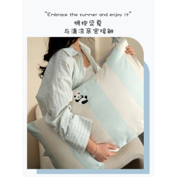 可愛蘭精天絲枕頭套萊賽爾纖維夏天冰絲枕套48cmx74cm涼感枕家用