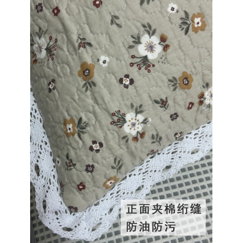 純棉夾棉加厚枕套40x60一對裝控油防汙保護枕芯套隔髒全棉枕頭套
