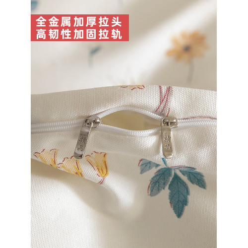A類100純棉加厚老粗布被套單件150×200×230單人宿舍全棉180被罩
