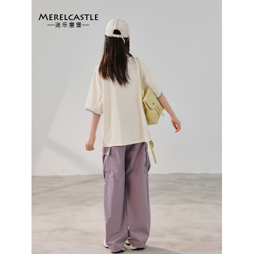 【CC家居控】女童裝短袖t恤夏季薄款純棉衣服女大童POLO衫C4968
