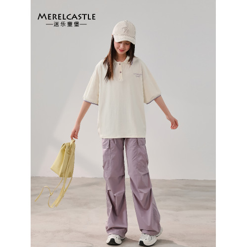 【CC家居控】女童裝短袖t恤夏季薄款純棉衣服女大童POLO衫C4968