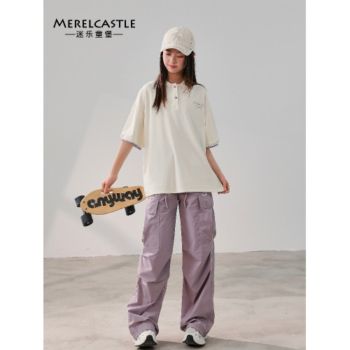 【CC家居控】女童裝短袖t恤夏季薄款純棉衣服女大童POLO衫C4968