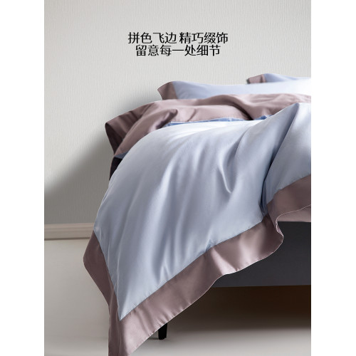 100支純棉被套單件150x200單人雙人純色全棉被罩200x230床品套件