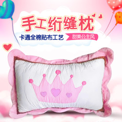 新品女款枕套枕頭套成人兒童樣板房純棉加厚公主皇冠男款多款