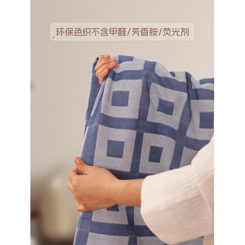 魯錦純棉老粗布枕套單衹裝 48*74 加厚單人床雙人床枕套