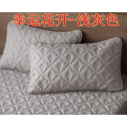 一對裝 純棉防蟎蟲夾棉絎縫枕套48X74cm二衹枕芯套單人枕頭內膽套