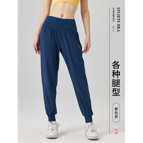 暴走的蘿莉運動褲女輕薄透氣健身瑜伽褲寬松遮肉長褲戶外跑步褲子
