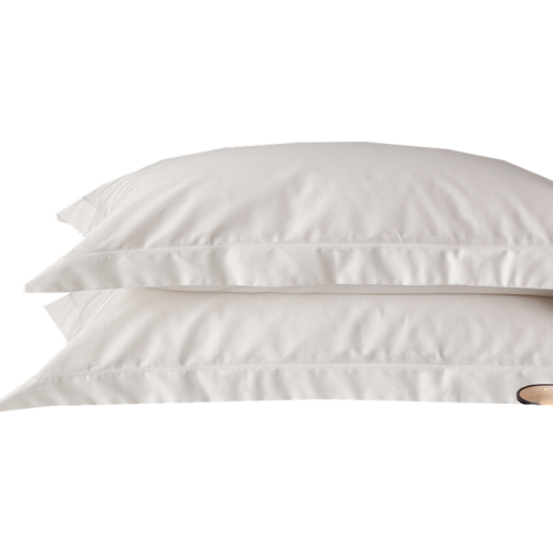 白色100支長絨棉枕套一衹單人純棉枕頭罩子簡約純色北歐風48*74夏