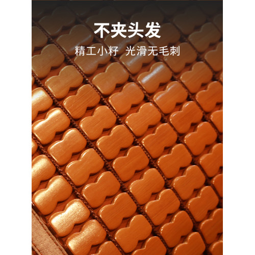 黃古林烏竹麻將涼蓆枕套夏季單人枕頭套成人竹蓆枕蓆涼枕男不含芯