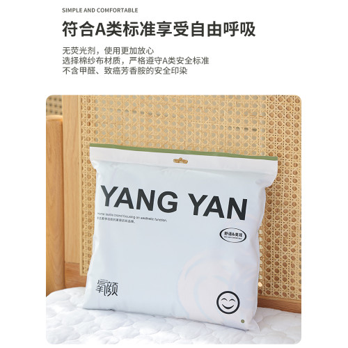 按釦純棉紗布枕套一對裝單人家用全包防脫落枕芯內膽套全棉枕頭套