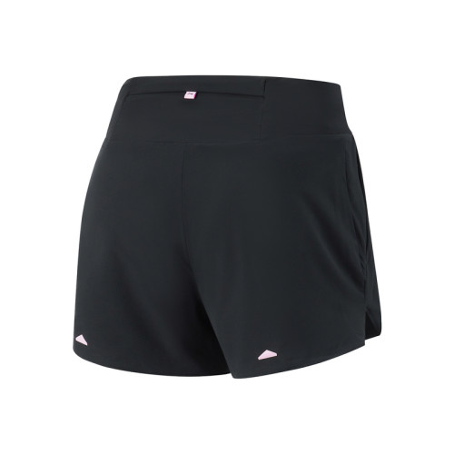 李甯運動褲女夏季跑步系列時尚透氣簡約常規運動短褲AKSU578-B品