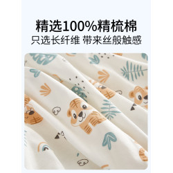 雙人長枕套1.2米1.5m兒童親子純棉乳膠枕套一家三口長款卡通親膚