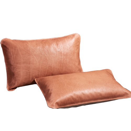 無塗層清水牛皮枕套夏天寶寶涼枕蓆兒童乳膠枕套夏季嬰兒頭層真皮