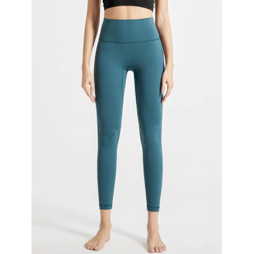 焦拉帶口袋瑜珈褲女高腰提臀運動褲跑步訓練健身褲騎行服