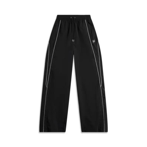 李甯運動褲夏季女時尚系列舒適透氣百搭寬鬆運動長褲AYKU672-B品