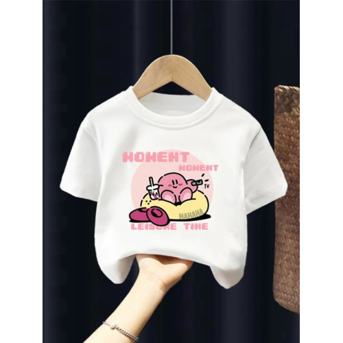 英國Next Kiss女童短袖T恤夏季2025新款兒童洋氣半袖女孩夏裝上衣