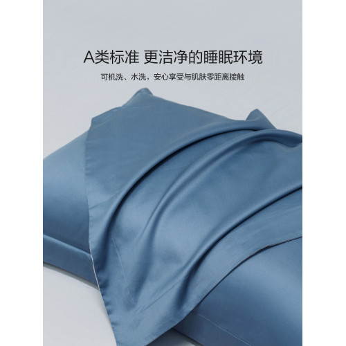 水星家紡A類60支天絲™棉對枕套高級萊賽爾棉枕頭套一對裝25新品