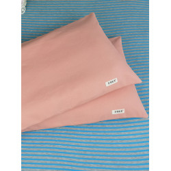 純棉加厚老粗布枕套一對裝 全棉加密夏季單人粗布枕頭套48cmx74cm