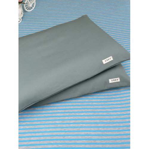 純棉加厚老粗布枕套一對裝 全棉加密夏季單人粗布枕頭套48cmx74cm