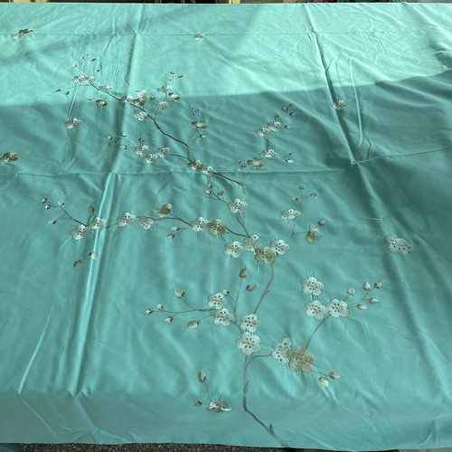 必擼！尾單特價純棉刺綉被套四件套100%全棉雙人綉花被罩單件