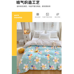 小清新純棉被套單件全棉被罩150x200單人宿舍180x200x230雙人被單