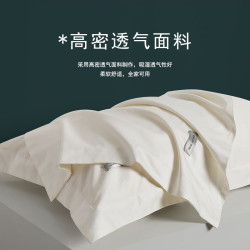 酒店風100%純棉枕套一對 五星級酒店長絨棉全棉枕頭套家用48×74