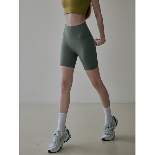 gigt三分瑜伽短褲女2025新款外穿騎行運動褲高腰提臀高級感健身褲