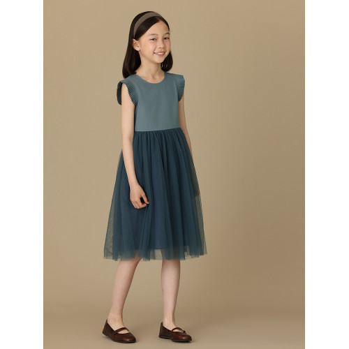 哈齒童裝小飛袖公主裙兒童紗裙女大童背心裙連衣裙女童生日禮服夏
