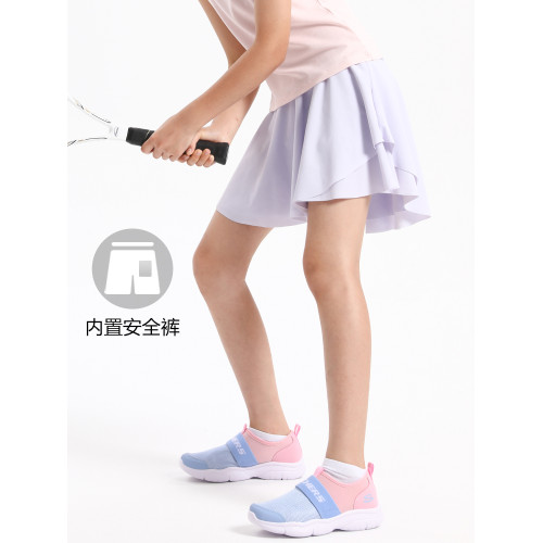 萌格格女童網球裙學生短裙 大童運動冰絲涼感速乾半身裙褲2025夏