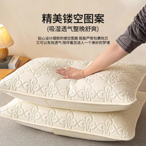 A類家用防口水防頭油汗枕套枕芯保護隔離層枕頭套一對枕芯內膽套